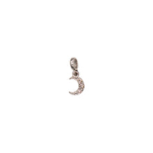 Load image into Gallery viewer, Love Weld™ 14k Gold Pavé Crescent Moon Charm